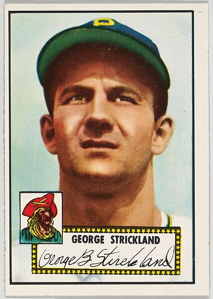 Card Number 197, George Strickland, Pittsburgh Pirates, from the Topps Baseball series (R414-6) issued by Topps Chewing Gum Company, Issued by Topps Chewing Gum Company (American, Brooklyn), Commercial color lithograph 