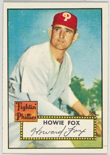 Issued by Topps Chewing Gum Company | Card Number 209, Howie Fox ...