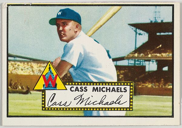 Card Number 179, Cass Michaels, Washington Senators, from the Topps Baseball series (R414-6) issued by Topps Chewing Gum Company, Issued by Topps Chewing Gum Company (American, Brooklyn), Commercial color lithograph 