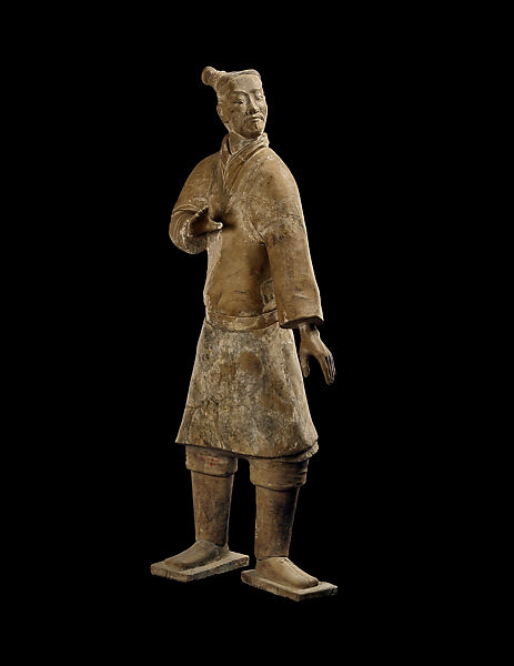 Standing Archer, Earthenware, China 