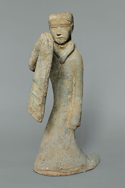 Female Dancer, Earthenware with pigment, China 