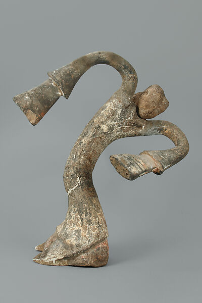 Female Dancer, Earthenware with pigment, China 