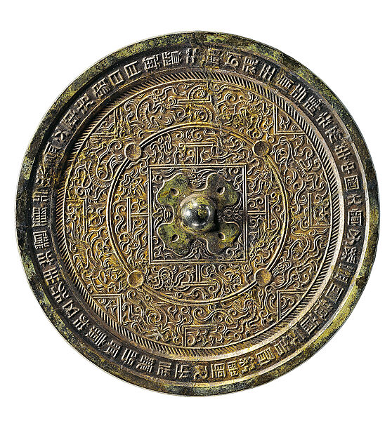 Mirror, Bronze, China 