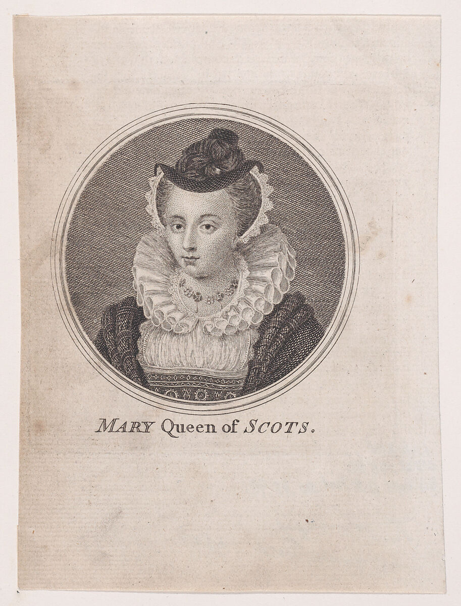 Mary, Queen of Scots (from "The History of England"), Robert Strange (British, Orkney, Scotland 1721–1792 London), Etching and engraving; fifth state of six 