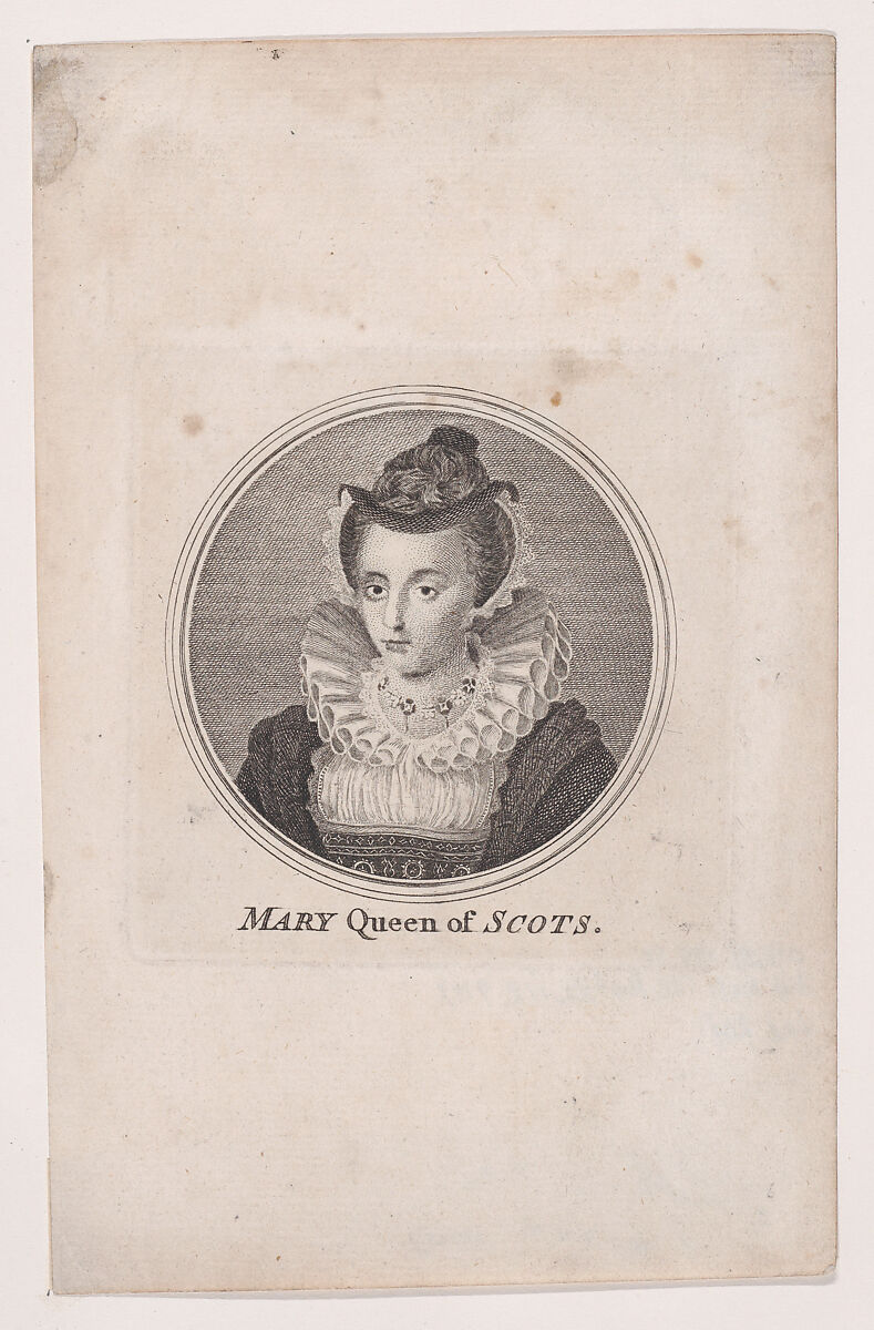 Mary, Queen of Scots, Robert Strange (British, Orkney, Scotland 1721–1792 London), Etching and engraving; sixth state of six 