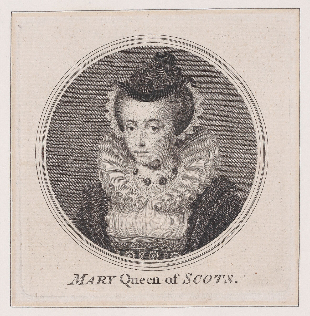 Mary, Queen of Scots, Robert Strange (British, Orkney, Scotland 1721–1792 London), Etching and engraving 