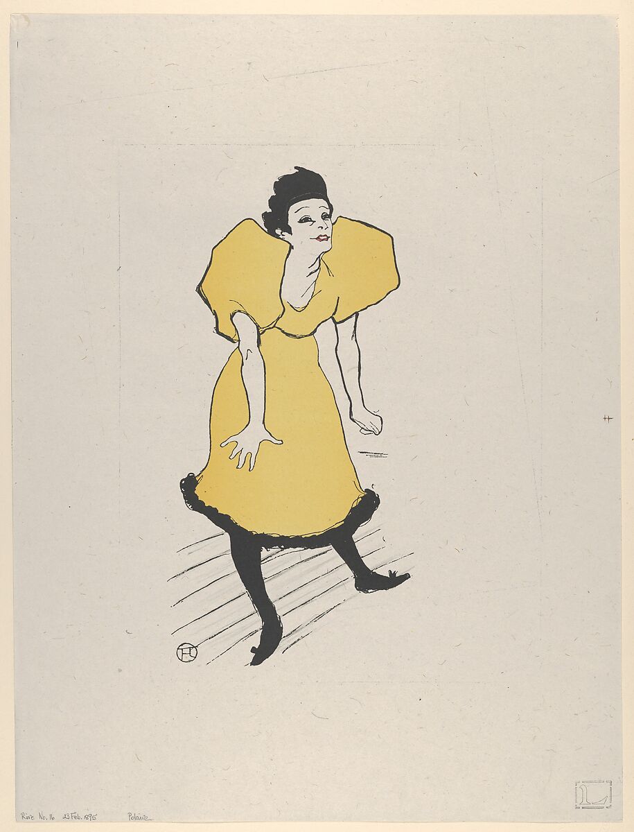 Polaire, after Henri de Toulouse-Lautrec (French, Albi 1864–1901 Saint-André-du-Bois), Lithograph 