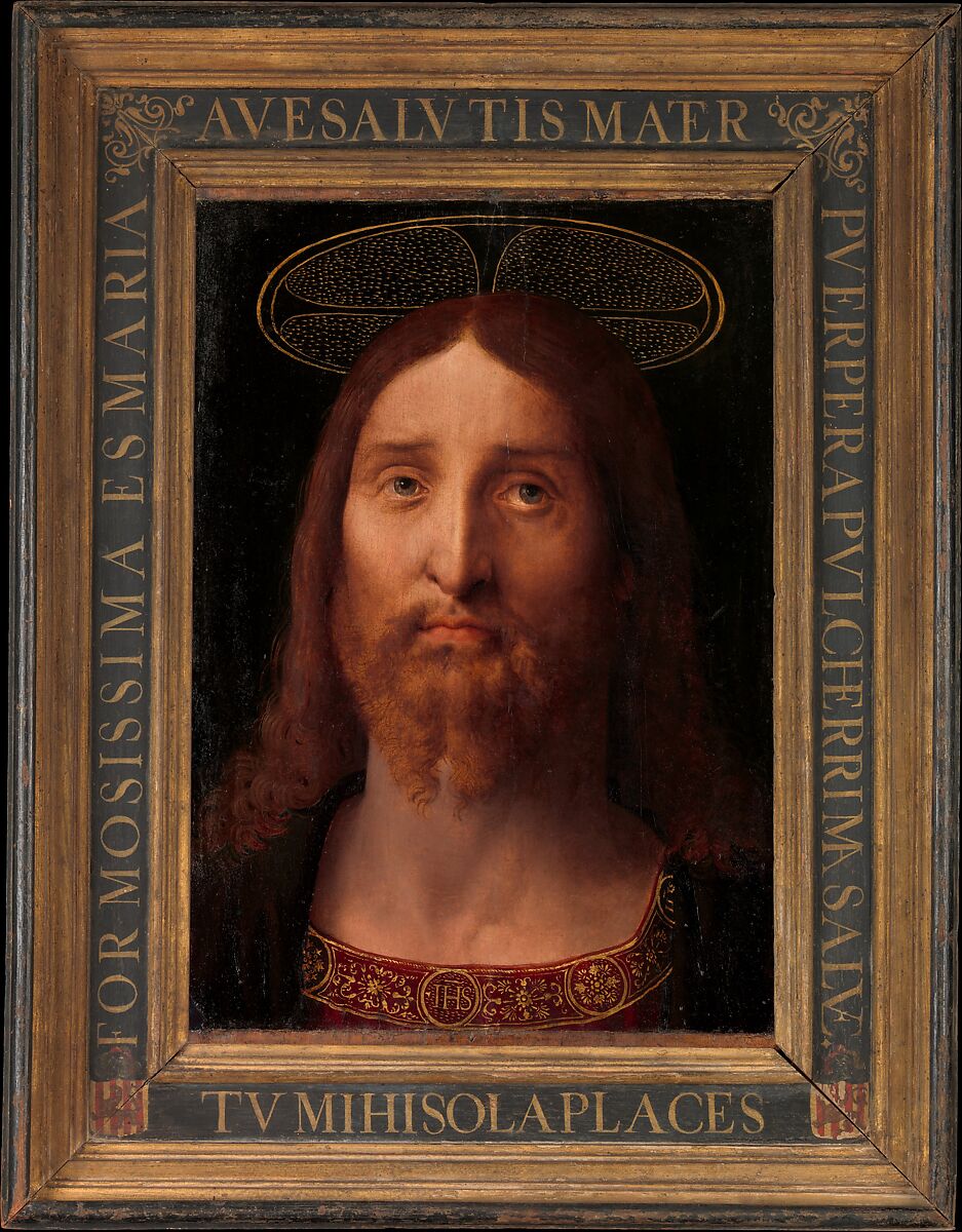 Head of Christ, Fernando Yáñez de la Almedina (Spanish, Almedina, ca. 1475?–1536 Valencia), Oil on poplar 