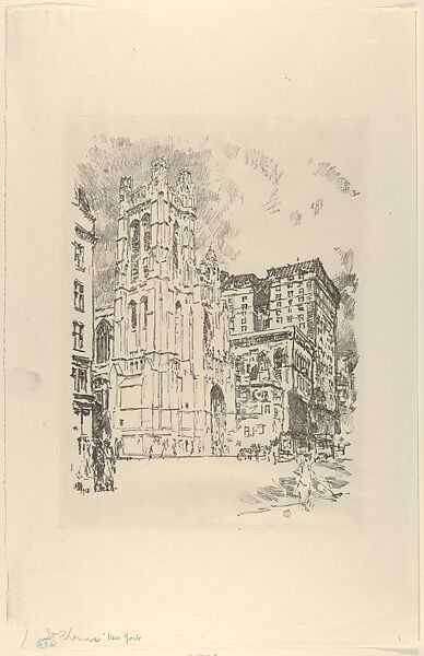 Childe Hassam | St. Thomas's Church, New York | The Metropolitan Museum ...