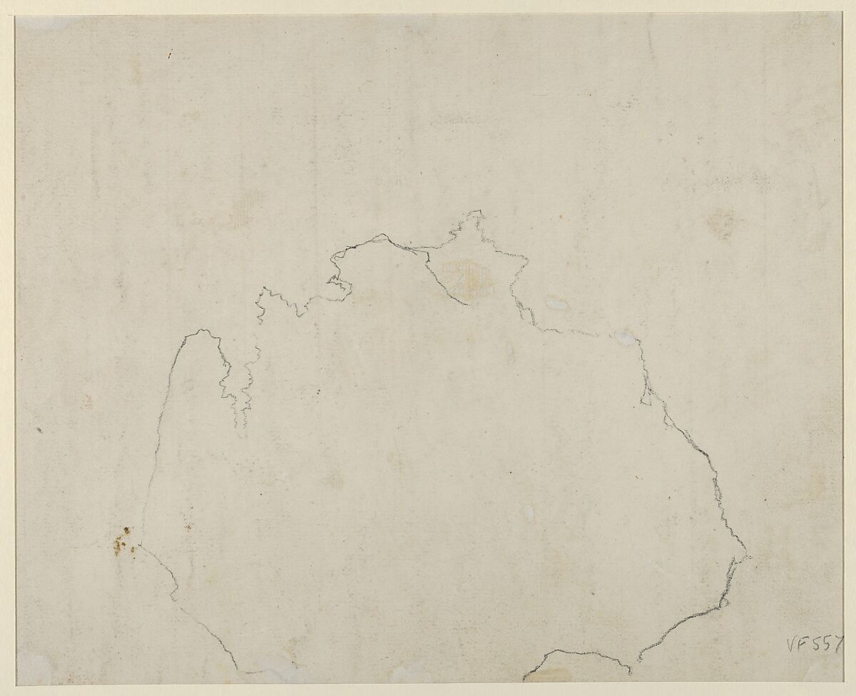 The door of a grotto, William Marlow (British, Southwark, London 1740/41–1813 Twickenham, London), Watercolor and graphite