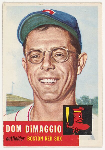 Card Number 149, Dom DiMaggio, from the series Topps Dugout Quiz (R414-7), issued by Topps Chewing Gum Company, Topps Chewing Gum Company  American, Commercial color lithograph