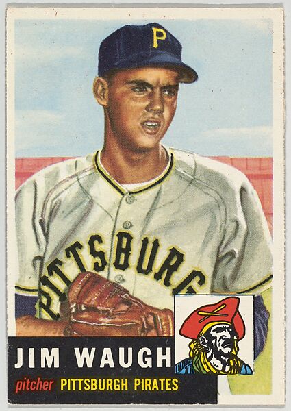 Card Number 178, Jim Waugh, Pitcher, Pittsburgh Pirates, from the series Topps Dugout Quiz (R414-7), issued by Topps Chewing Gum Company, Issued by Topps Chewing Gum Company (American, Brooklyn), Commercial color lithograph 