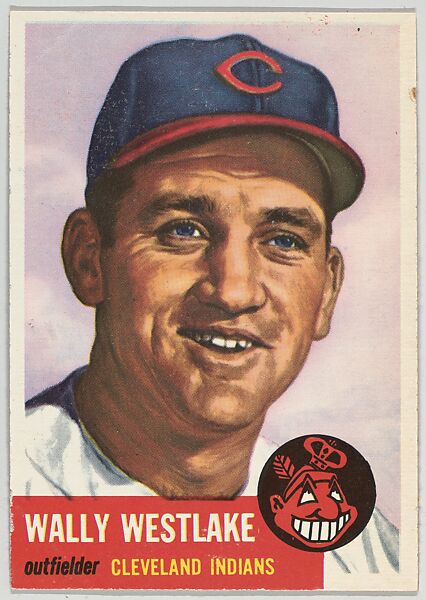 Card Number 192, Wally Westlake, Outfielder, Cleveland Indians, from the series Topps Dugout Quiz (R414-7), issued by Topps Chewing Gum Company, Issued by Topps Chewing Gum Company (American, Brooklyn), Commercial color lithograph 