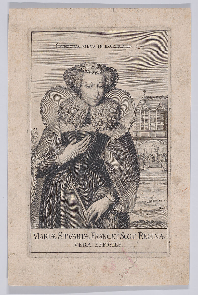 Mary, Queen of Scots, Grégoire Huret (French, Lyon 1606–1670 Paris), Engraving 