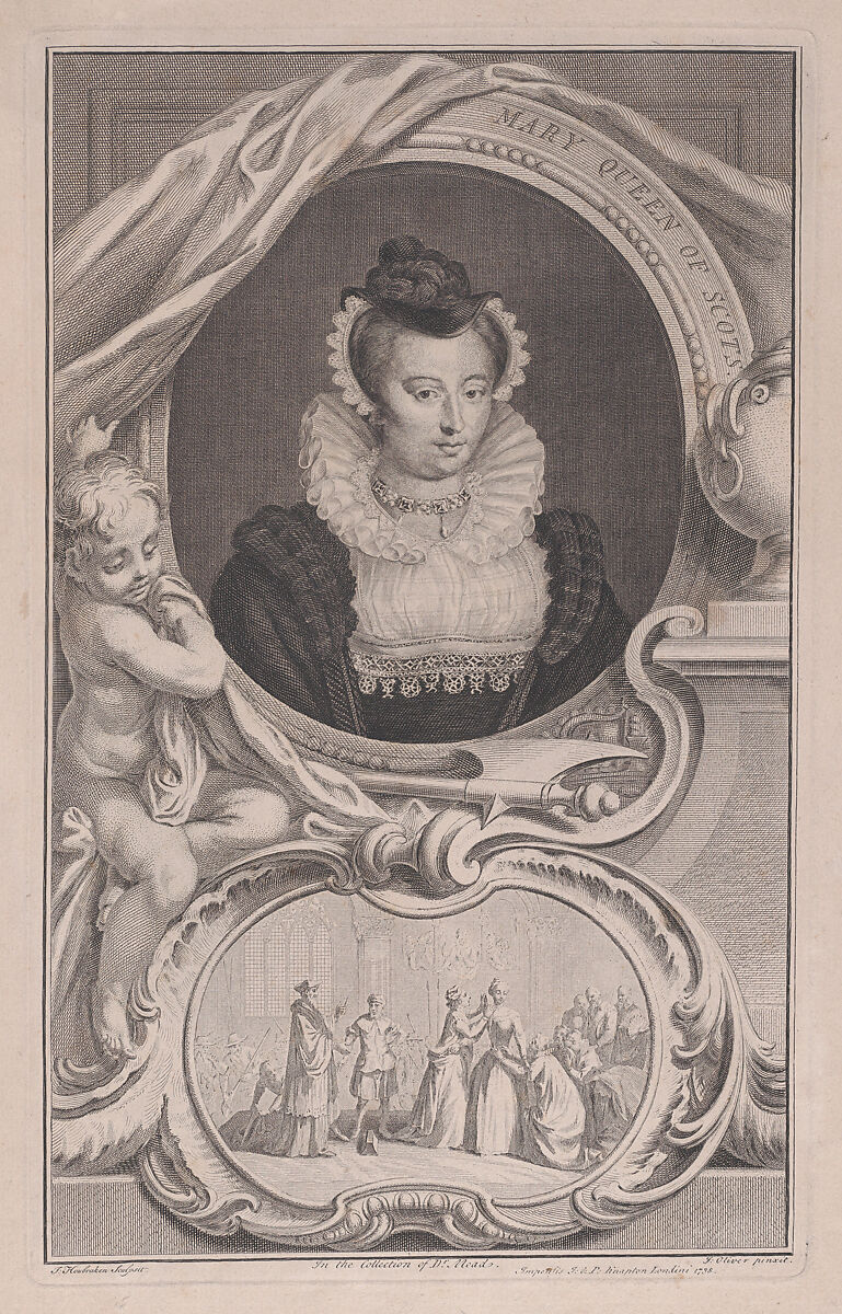 Mary, Queen of Scots, Jacob Houbraken (Dutch, Dordrecht 1698–1780 Amsterdam), Engraving 