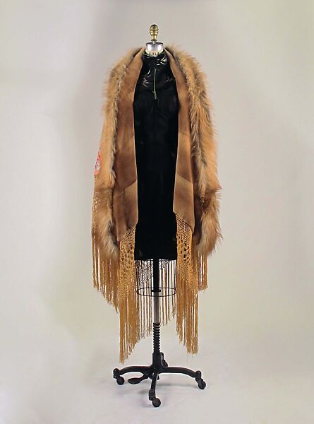 Ensemble, Jean Paul Gaultier (French, born 1952), silk, fur, French