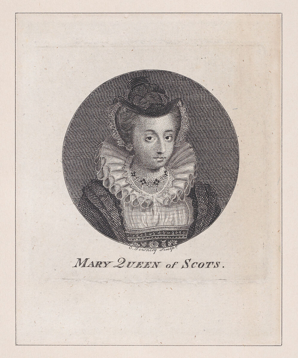 Mary, Queen of Scots, Charles Townley (British, Towneley Hall, near Burnley, Lancashire 1737–1805 London), Etching and engraving 