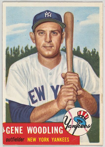 Card Number 264, Gene Woodling, Outfielder, New York Yankees, from the series Topps Dugout Quiz (R414-7), issued by Topps Chewing Gum Company, Issued by Topps Chewing Gum Company (American, Brooklyn), Commercial color lithograph 