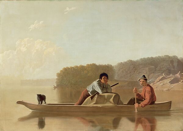 Trappers' Return, George Caleb Bingham (American, Augusta County, Virginia 1811–1879 Kansas City, Missouri), Oil on canvas, American 