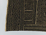 Bògòlanfini (mineral-dyed cloth), Gneli Traoré (ca. 1923–2002, Samantara, Mali), Cotton, dye, Bamana peoples