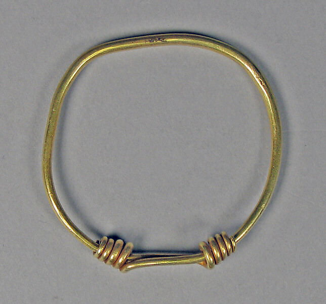 Bracelet, Hammered Wire, Gold, Indonesia (Central Java) 