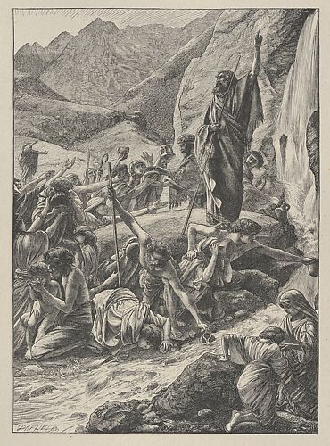 Moses Strikes the Rock, from 