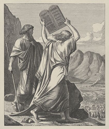 Moses Destroys the Tables [Tablets], from 