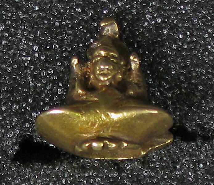 Earring with Small Figure, Gold, Indonesia (Central Java) 