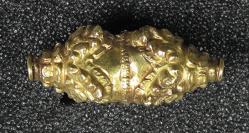 Ornate Upper Roof Pendant, Gold, Indonesia (Central Java) 