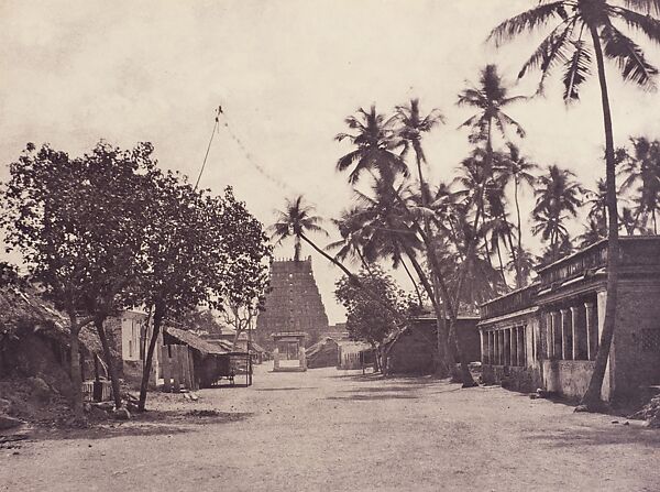 Seeringham: Jumboogasurum Pagoda, Approach to the Pagoda from West, Linnaeus Tripe (British, Devonport (Plymouth Dock) 1822–1902 Devonport) 