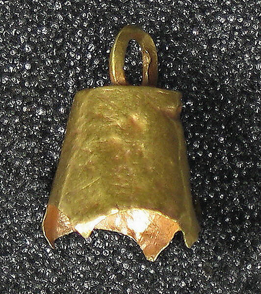 Pendant of Bell Form, Gold, Indonesia (Central Java) 