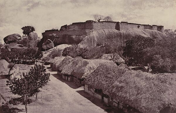 Trimium: Fort, Interior Hold, with the Main Street Taken from the Top of the Gateway., Linnaeus Tripe (British, Devonport (Plymouth Dock) 1822–1902 Devonport) 