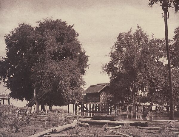Tsagain Myo: View near the Irrawadi River, Linnaeus Tripe (British, Devonport (Plymouth Dock) 1822–1902 Devonport) 