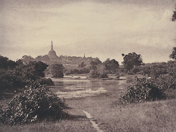 Rangoon: View near the Lake, Linnaeus Tripe (British, Devonport (Plymouth Dock) 1822–1902 Devonport) 