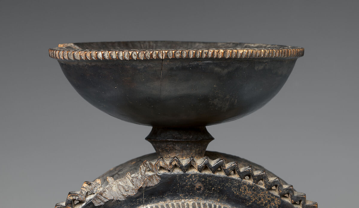 Moon face mask from a mblo performance, Baule artist, Wood, Baule peoples