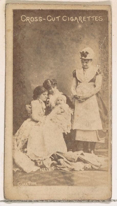 Card Number 125, Claxton, from the Actors and Actresses series (N145-1) issued by Duke Sons & Co. to promote Cross Cut Cigarettes, Issued by W. Duke, Sons &amp; Co. (New York and Durham, N.C.), Albumen photograph 