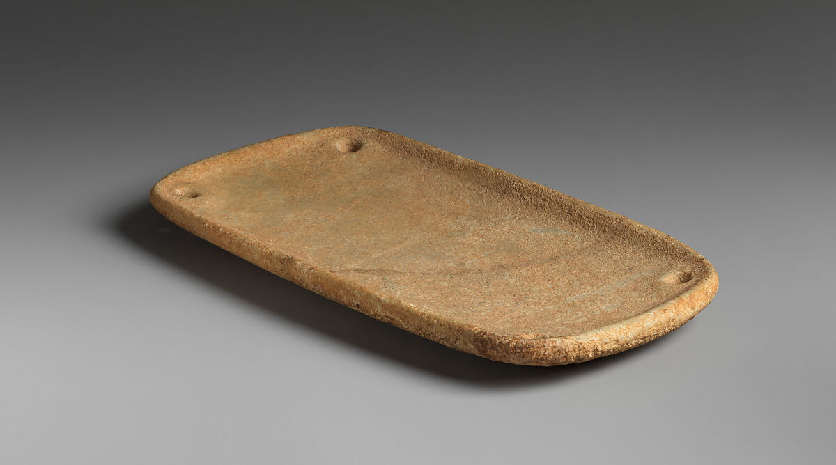 Marble palette, Marble, Cycladic