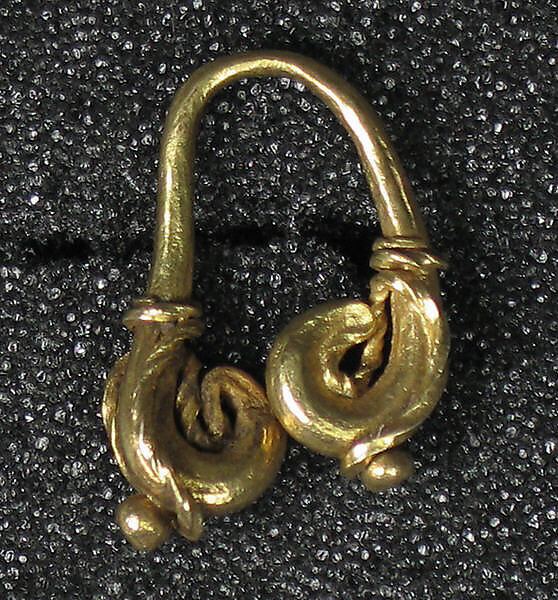 Ear Ornament, Fertility Scroll 