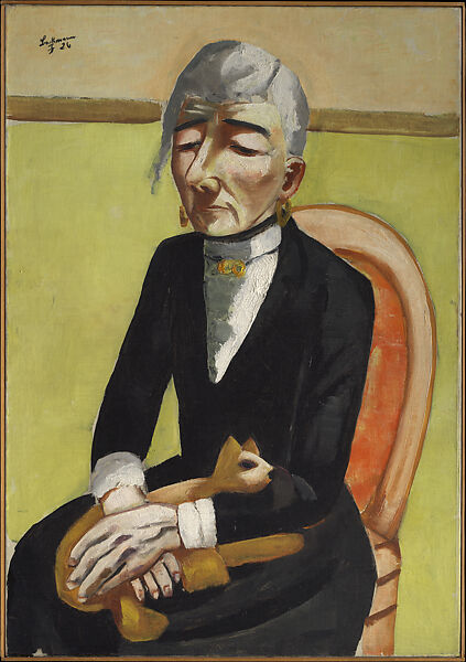 The Old Actress, Max Beckmann (German, Leipzig 1884–1950 New York), Oil on canvas 