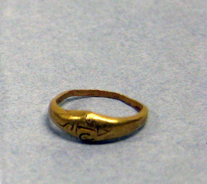 Engraved Ring, Gold, Indonesia (Central Java) 