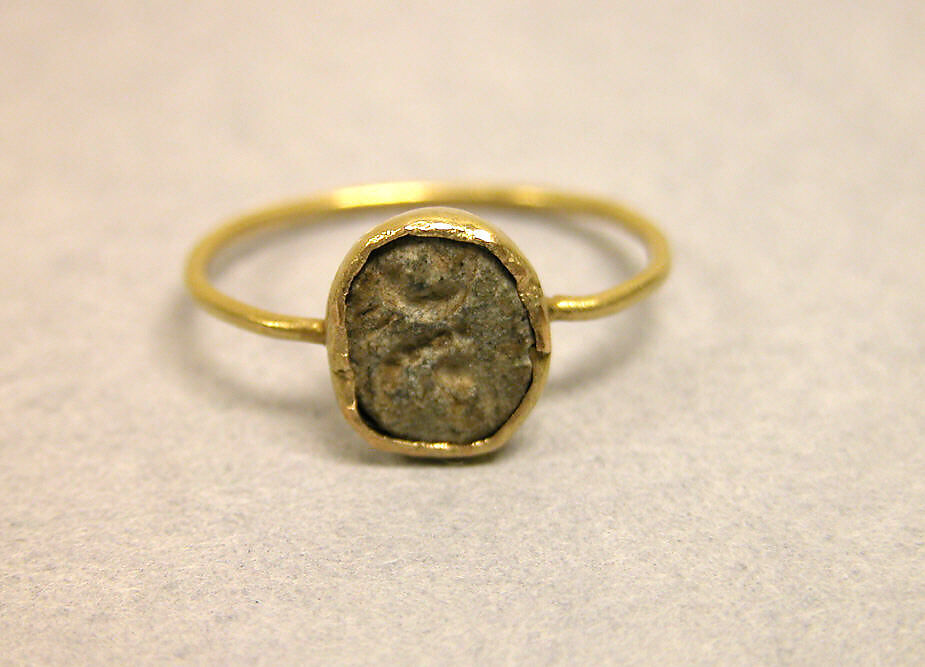 Engraved Ring, Gold, Indonesia (Central Java) 