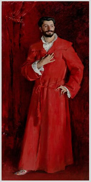 Dr. Pozzi at Home, John Singer Sargent (American, Florence 1856–1925 London), Oil on canvas, American 