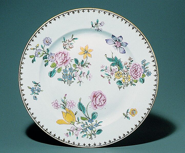 Plate, Porcelain 