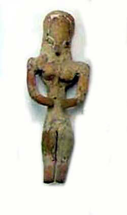 Figure of Fertility Goddess, Terracotta, Baluchistan 