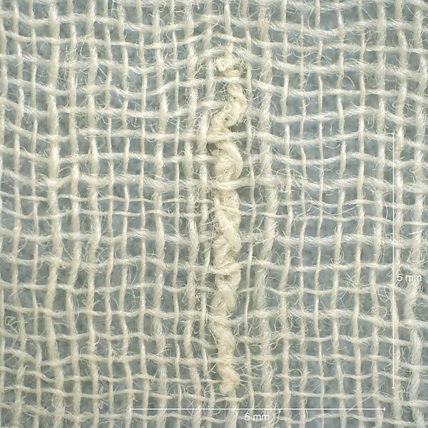 Gold Bordered Napkin with Pavillions, Cotton; embroidered in gold and silver metal wrapped thread