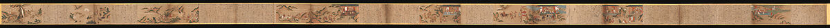 Illustrated Legends of the Origins of the Kumano Shrines, Set of three handscrolls; ink and color on paper, Japan