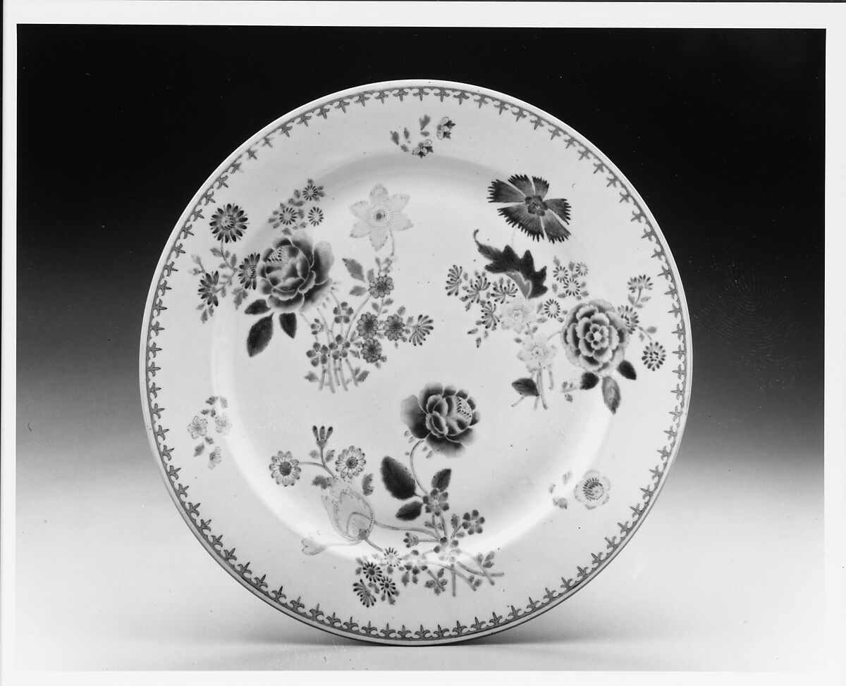 Plate, Porcelain