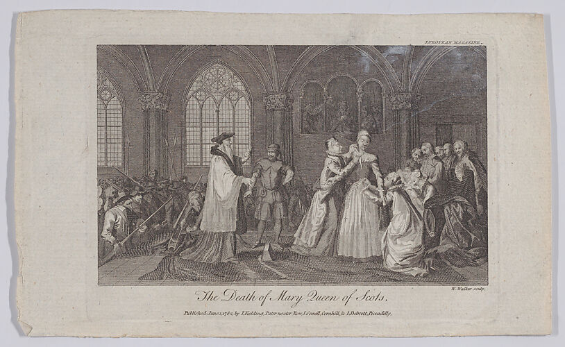 The Death of Mary Queen of Scots (from 