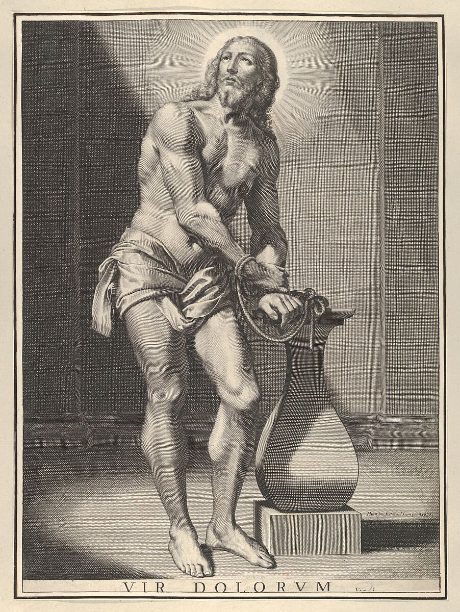 Man of Sorrows, Grégoire Huret (French, Lyon 1606–1670 Paris), Engraving 