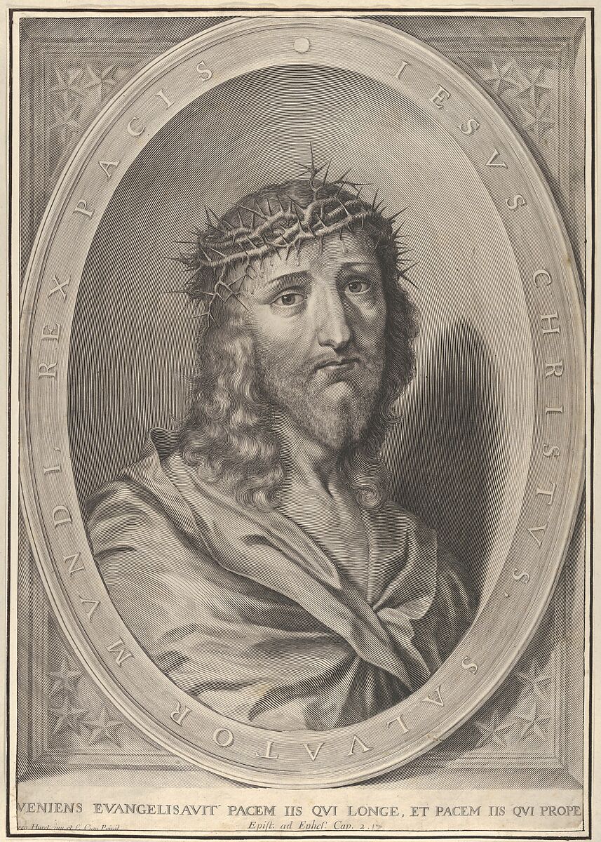 Christ Crowned with Thorns, Grégoire Huret (French, Lyon 1606–1670 Paris), Engraving 